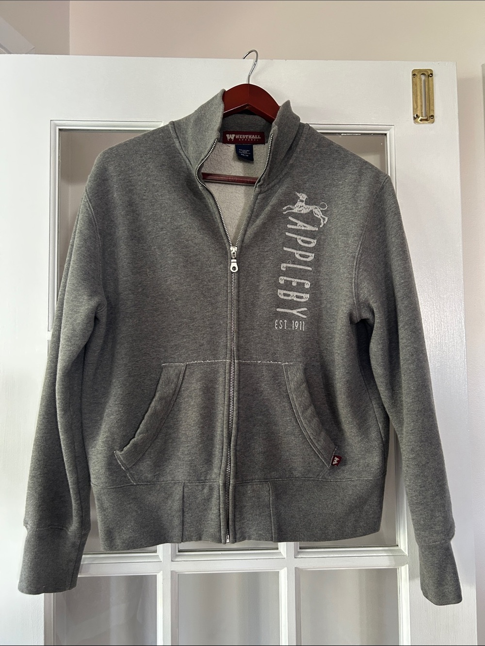 Cozy XS Men's Gray Full-Zip Sweater
